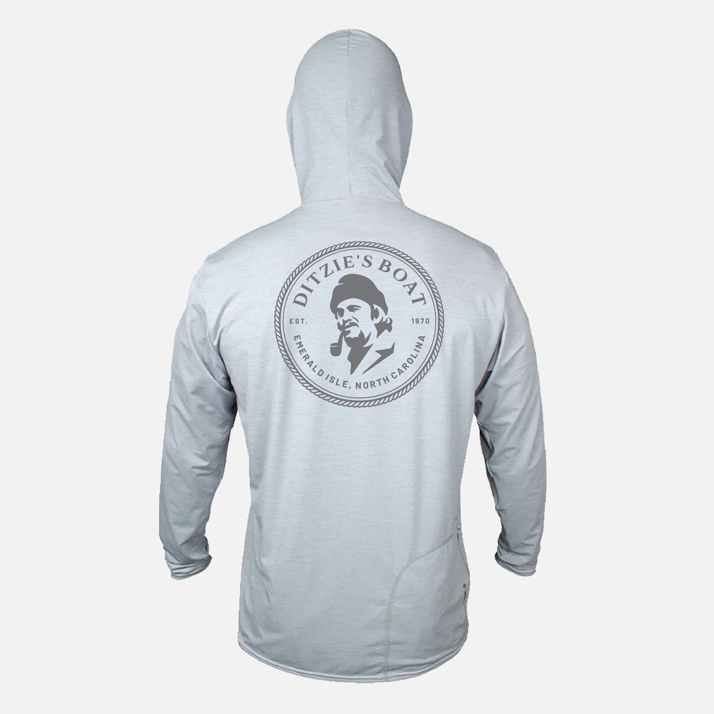 Ditzie's Boat Logo Hooded UV Shirt